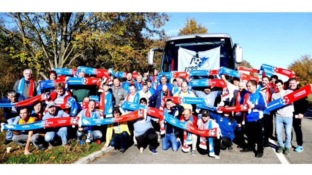 Gruppenfoto vom TSG Fanclub